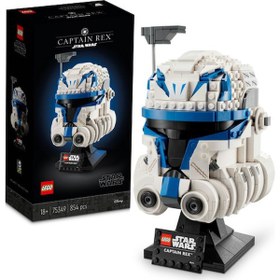 Resim LEGO® Star Wars™ Yüzbaşı Rex™ Kaskı 75349 - Yetişkinler için Koleksiyonluk Sergileme Modeli Yapım Seti (854 Parça) 