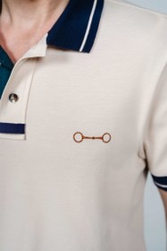 Resim Binicilik Yakalı T-Shirt - M 