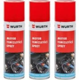 Resim 3x Würth Motor Temizleme Spreyi 500 Ml 5x25x5 