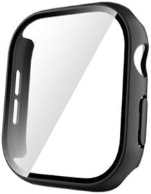 Resim bbtech Apple Watch 10 İle Birebir Uyumlu 42mm Kenar Korumalı Renkli Ekran ve Kasa Koruyucu Kapak;Siyah,TYB7JFT5TROB45RD04 