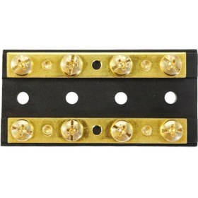 Resim Suntek Deniz Tekne Rv Pirinç 4 Gang Blok Düello Terminal Bloğu 