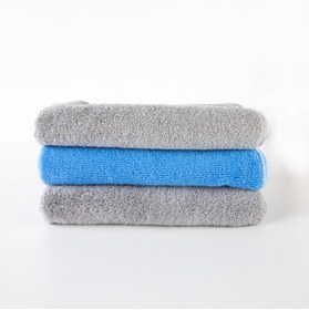 Resim SİLER Tank Bezi 2 Adet 50*70 Cm Araç Kaporta Oto Yıkama Kalın Büyük Boy Ekonomik Paket Gri Mavi silerarac64 