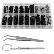 Resim Crackedice 355 Adet Pc Vidaları Çeşitli Set M2 M3 M2.5 Bilgisayar Vidaları 