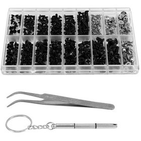 Resim Crackedice 355 Adet Pc Vidaları Çeşitli Set M2 M3 M2.5 Bilgisayar Vidaları 