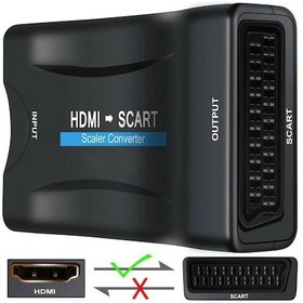 Resim Hdmi To Av Scart Çevirici Dönüştürücü Skart Convert Tüplü Tv Tele (525503329) 
