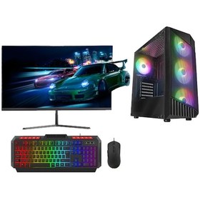 Resim Zeiron RT2953 i5-8500 16 GB 320 GB HDD 256 GB M2 SSD 6 GB RTX3050 24" Free Dos Masaüstü Oyuncu Bilgisayarı 