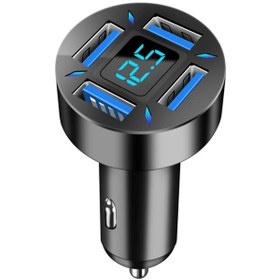 Resim Crouch66w 4 Port Usb Araç Şarj Cihazı Pd 3.0 Hızlı Şarj Adaptörü İphone Uyumlu 13 12 Xiaomi Samsung Brdistribütör Garantili 