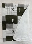 Resim 226115 Welsoflu Kalın Battaniye-vişne Haki 