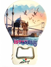 Resim Şişe Açacağı Açacak Magnet Balon Şeklinde Dekoratif Soda Gazoz Aç Asorti 