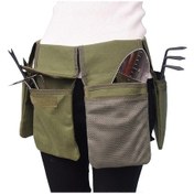 Resim Bahçecilikte Depolama Ve Düzenleme İçin Cepli Kanvas Bel Alet Önlüğü 