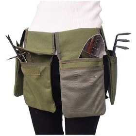 Resim Bahçecilikte Depolama Ve Düzenleme İçin Cepli Kanvas Bel Alet Önlüğü 