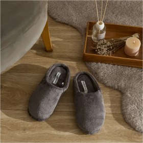 Resim Karaca Home Cosy Havlu Erkek Ev Terliği 40-41 Numara Gri 
