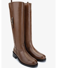 Resim Valmenti Kadın Taba Deri Casual Çizme 33 28539 Bn Czm Sk24-25 Taba Dr Taba 