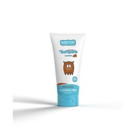 Resim Babyton Bebekler ve Çocuklar İçin Doğal Diş Macunu Hindistan Cevizi Aromalı 50g 