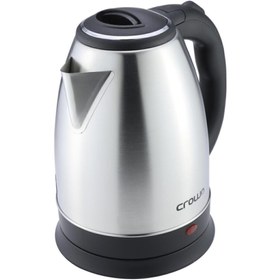 Resim AboutThePerfect Paslanmaz Çelik Su Isıtıcı 1.8L Otomatik Kapanma 1500W Gri 