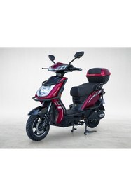 Resim Motolux - TORONTO - 5 AKÜLÜ ELEKTRİKLİ MOTOSİKLET - KIRMIZI -GRİ - (BetaMotor) 
