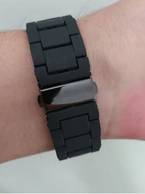 Resim Bika Time Siyah Renk Resimli Sevgiliye Hediye Kişiye Özel İsimli Kol Saati Sevgili Saatleri Çift S 