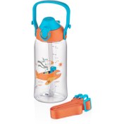 Resim Uzspace Pipetli Çocuk Matarası 680 ml Turuncu 