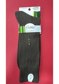 Resim G.A.M.A. Gama Erkek Bambu Soket Çorap 6 Çift-815 Kahve 