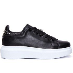 Resim Derimod Kadın Taşlı Kalın Tabanlı Sneaker 