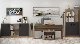 Resim Givayo Orion Ofis Takımı Çırağan Antrasit 