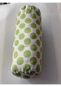 Resim Zafu Silindir Uzun Yoga Meditasyon Minderi Bolster Yeşil 