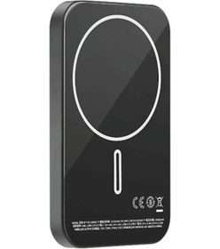Resim Momax Q.Mag X 5000 mAh Hızlı Şarj MagSafe Powerbank Siyah 