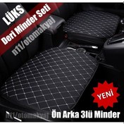 Resim Toyota Avensis 2009 - 2016Minder Seti 3Lü Set Suni Deri Lüks 