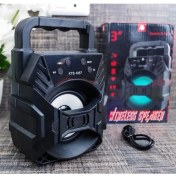 Resim Kts 1057 Siyah Bluetooth M-Sd-Usb Rgb Ses Bombası Speaker 
