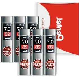 Resim 0,7 Mm 2b Kalem Uçları - 6'lı Paket Yastık Ambalajı İle Mekanik Kalemler İçin 