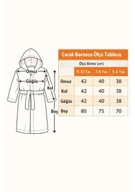 Resim Pembe Tavşan Nakışlı Kulaklı Bebek Ve Çocuk Bornozu Diğer 