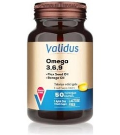 Resim Validus Omega 3-6-9 50 Softgel Diğer 