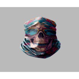 Resim Buffalo Kuru Kafa Tasarımlı Motorcu Buff Maske Outdoor Boyunluk Unisex Bandana 
