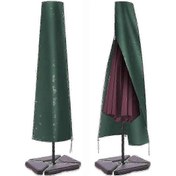 Resim Büyük 3 Metrelik Şemsiyeler İçin Su Geçirmez Şemsiye Kılıfı, Yeşil Rüzgar Geçirmez Tasarım 