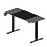 Resim Adore Mobilya Gaming Maestro-X Yükseklik Ayarlı Oyuncu Masası - Siyah 140x72-117x60 CM 