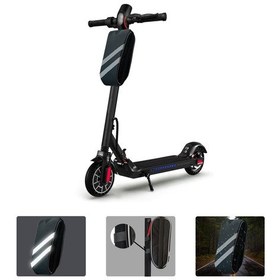 Resim Microcase Taşınabilir 3 Bölmeli Flaşörlü Scooter Bisiklet Çanta Al4249 Siyah 