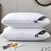 Resim 2 adet 3D Üç Boyutlu Boyun Yastığı Yıldız Otel Aynı Stil Boyun Omurunu Korur Uyku Yardımcı Olur Yumuşak ve Hafif Bej Dostu Yüksek Esneklik Sıkılmaz Hipoalerjenik Evrensel Tüm Mevsimler Mükemmel Hediye Kadife Esnek Yastık Noel Hediyesi 