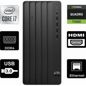 Resim Hp Protower 290 G9 Intel I7-12700KF 6B2U8EA-179 8gb 512GB T1000 8 GB Freedos Masaüstü Bilgisayar 
