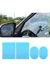 Resim Durukar 4 Parça Yan Aynalar Ve Yan Camlar İçin Araç Ayna Yağmur Kaydırıcı Ve Cam Buğu Önleyici Film Çok Renkli 
