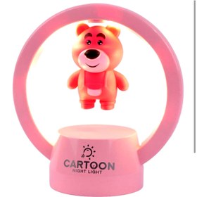 Resim Sensoria Sevimli Ayıcık Tasarımlı Masa Lambası Çocuk Odası Gece Lambası Hediyelik Süs Eşyası Usb Şarj 