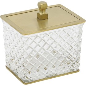 Resim Setüstü Velmara Pamukluk 8140 - PVD Gold Şeffaf Cam 