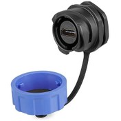 Resim YM-24-J/HDMI2/213/SX-42-101 Su Geçirmez HDMI Konnektör - Dişi 