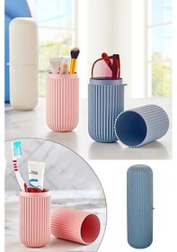 Resim Seyahat Tipi Diş Macunu ve Fırçası Saklama Kabı Diğer 