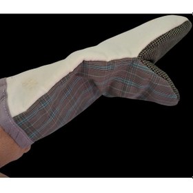 Resim El Yakmaz Fırın Eldiveni Kumaş 30 Cm Isıya Dayanıklı Fırın Tepsi Eldiveni 