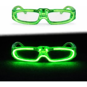 Resim Similar Yeşil LED Işıklı Parti Gözlüğü 3 Modlu – Glow &amp; Gece Eğlence Gözlüğü 