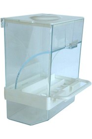 Resim Hype Store Mix-Akıllı Kuş Yemliği an Hazneli Beyaz 10-7,5 14,5 cm 