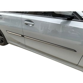 Resim Hyundaı Accent Blue Yan Kapı Koruma Çıtası Plastik + Krom 