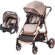 Resim Babycare Vivo Travel Sistem Bebek Arabası Kahve 
