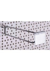 Resim Delikli Pano Kancası 10 Cm Etiket Askılı Raf Askısı Raf Kancası Mağaza Düzenleme 50 Adet 