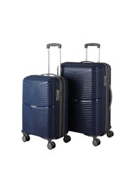 Resim V379 Aura Y.üretim Pp Valiz 55 Cm + 65 Cm Lacivert/gri Set S24sy1000098-set 11013 Lacivert/gri 
